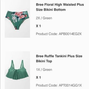Brand new two piece bathing suit